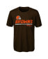 Фото #1 товара Футболка для малышей OuterStuff Cleveland Browns коричневая