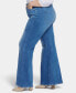 Plus Size Mia Palazzo Flared Jeans