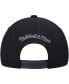 Фото #3 товара Men's Black, Gray Brooklyn Nets MVP Team Two-Tone 2.0 Stretch-Snapback Hat