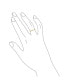 Фото #2 товара Traditional Elegant Minimalist Genuine Yellow 14K Gold Wedding Band Ring for Women Thin & Stackable 1.7MM Band