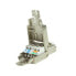 LogiLink MP0080 - CAT.8.1 feldkonfektionierbarer RJ45 Stecker - RJ45 - Gray - Stainless steel - 22/24 - 8.5 mm