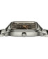 ფოტო #3 პროდუქტის Unisex Swiss Automatic True Square Gray High-Tech Ceramic Bracelet Watch 38mm
