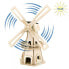 Solar Holzbausatz Windmühle