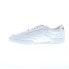 Фото #5 товара Reebok Club C 85 Mens White Leather Lace Up Lifestyle Sneakers Shoes 9.5