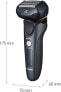 Фото #11 товара Panasonic ES-LV97-K803 Wet/Dry Razor, 5-Way Shaving Head with Linear Motor, Includes Cleaning and Charging Station, Black & ER-GN300 Nose Hair Trimmer, Flexible, Black