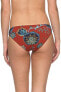 Roxy Women's 175776 Printed Softly Love Reversible 70s Bikini Bottom Size S