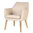 Loungesessel NICHOLAS Webstoff Stefka: Beige - фото #1