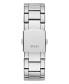 Фото #2 товара Men's Multi-Function Silver-Tone Stainless Steel Watch 42mm