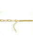 ფოტო #2 პროდუქტის Gold Plated Cable Chain Necklace 16" + 2" Extender