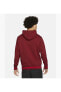 Sportswear Club Men's Fleece Pullover Hoodie - Red