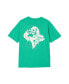 Men's Dabsmyla Loose Fit T-Shirt Dab Jade Cream / World Peace, L - фото #7