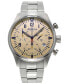 ფოტო #1 პროდუქტის Men's Swiss Quartz Chronograph Startimer Pilot Stainless Steel Bracelet Watch 42mm