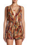 Фото #1 товара Raga 155621 Women's Paradise Peak Romper Sleeveless Brown Sz. Small