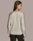 ფოტო #2 პროდუქტის Donna Karan Women's Long Sleeve V-Neck Blouse