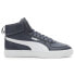 Puma Caven Mid High Top Mens Blue Sneakers Casual Shoes 38584308