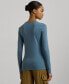 ფოტო #2 პროდუქტის Women's Slim-Fit Crewneck Tee