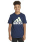 ფოტო #9 პროდუქტის Big Boys Short Sleeve Two-Color Logo T-Shirt