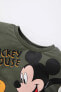 Erkek Bebek Disney Mickey & Minnie Içi Yumuşak Tüylü Sweatshirt