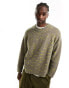 Фото #8 товара Weekday Norman relaxed space dye jumper in brown