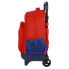 Фото #3 товара Школьный рюкзак с колесиками Atlético Madrid Красный Тёмно Синий (33 x 45 x 22 cm)