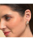 ფოტო #3 პროდუქტის Women's White Butterfly Stud Earrings