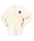 Фото #2 товара Women's Cream Chicago Blackhawks Original Six Lace-Up Spirit Jersey Long Sleeve T-shirt