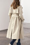 Zw collection trench coat with belt