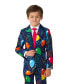 ფოტო #3 პროდუქტის Little Boys Confetti Balloons Button Closure Suit Set