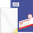 Avery Zweckform Avery 1729 - White - Yellow - Cardboard - A5 - 148 x 210 mm - 40 pages