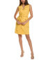 Фото #1 товара Sharagano Tie Waist Shirtdress Women's Yellow 12