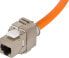 Wentronic Portable RJ45 Network Cable Reel Extension - orange - 50m - 50 m - Cat7a - S/FTP (S-STP) - RJ-45 - RJ-45