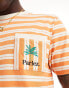 Фото #3 товара Parlez hamoc stripe t-shirt with pocket in orange