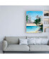 Фото #3 товара Dann Spider Warren Isle of Tranquility Canvas Art - 19.5" x 26"