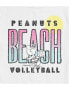 Hybrid Apparel Peanuts Beach Volleyball Mens Short Sleeve Tee