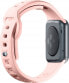 Фото #7 товара 3MK 42/44/45/49 mm Powder Pink - 3mk Silicone Watch Strap for Apple