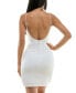 ფოტო #2 პროდუქტის Juniors' V-Neck Sleeveless Bodycon Dress