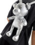 Фото #3 товара ASOS DESIGN teddy bear bag in silver