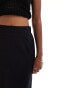 Фото #4 товара Threadbare linen blend column maxi skirt in black