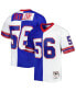 Men's Lawrence Taylor Royal and White New York Giants 1986 Split Legacy Replica Jersey Royal, White, L - фото #4