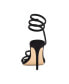 ფოტო #3 პროდუქტის Women's Maskil Ankle Wrap Heeled Dress Sandals