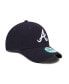 Men's Navy Atlanta Braves League 9FORTY Adjustable Hat