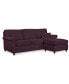 Фото #11 товара Lidia 82" Fabric 2-Pc. Reversible Chaise Sectional Sofa with Storage Ottoman - Custom Colors, Created for Macy's