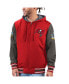 Men's Red, Pewter Tampa Bay Buccaneers Commemorative Reversible Full-Zip Jacket