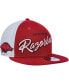 Фото #1 товара Men's Cardinal Arkansas Razorbacks Outright 9FIFTY Snapback Hat