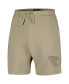 Men's Khaki Cleveland Guardians Neutral Fleece Shorts