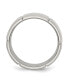 ფოტო #2 პროდუქტის Stainless Steel Brushed Polished Grooved 8mm Edge Band Ring