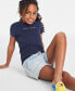 ფოტო #3 პროდუქტის Big Girls Classic Embroidered T-shirt