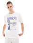 Фото #1 товара Nike Basketball NBA Unisex Golden State Warriors logo t-shirt in sail