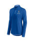 Фото #3 товара Women's Royal Kansas City Royals Worth The Drive Quarter-Zip Jacket