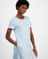 ფოტო #3 პროდუქტის Women's Cotton Printed Nightgown, Created for Macy's